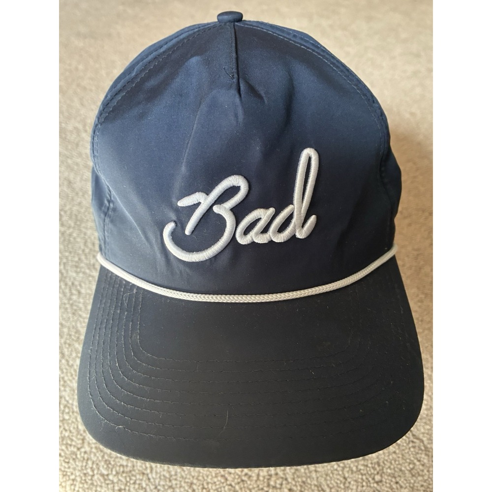 Bad Birdie Rope Vintage Navy Embroidered Polyester Snapback Golf Hat
